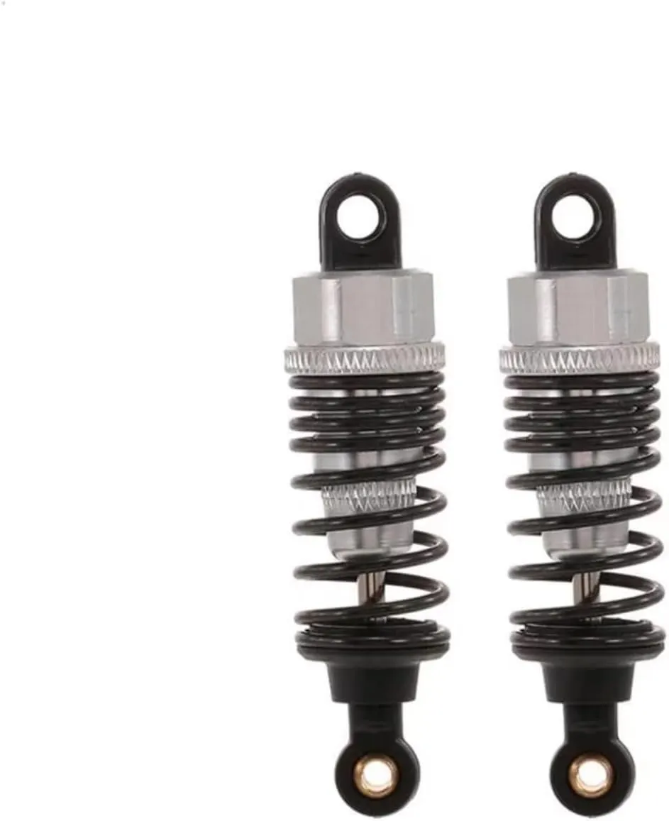 Rc Special Shock Absorber For HSP For Redcat For HPI 1:10 2pcs 60mm Metal Shock Absorber Damper RC Car Parts Flat Car Drift For Racing Parts Accessories Replacement Use(Silver)