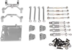 Rc Special Shock Absorber For MN 99sV2 98V2 1/12 Metal Shock Absorber Set Rc Car Off-road Vehicle Tracked Vehicle Parts And Accessories Upgrade Replacement And Use(Silver)