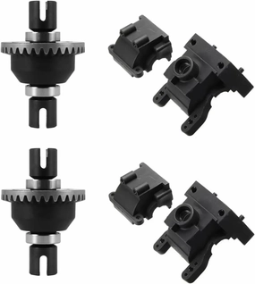 RC Car Upgrade Part for JLB for Racing for Cheetah 11101 21101 J3 EA1049 EA1057 1/10 2Set Gear Box Gearbox and Differential RC Car Spare Parts