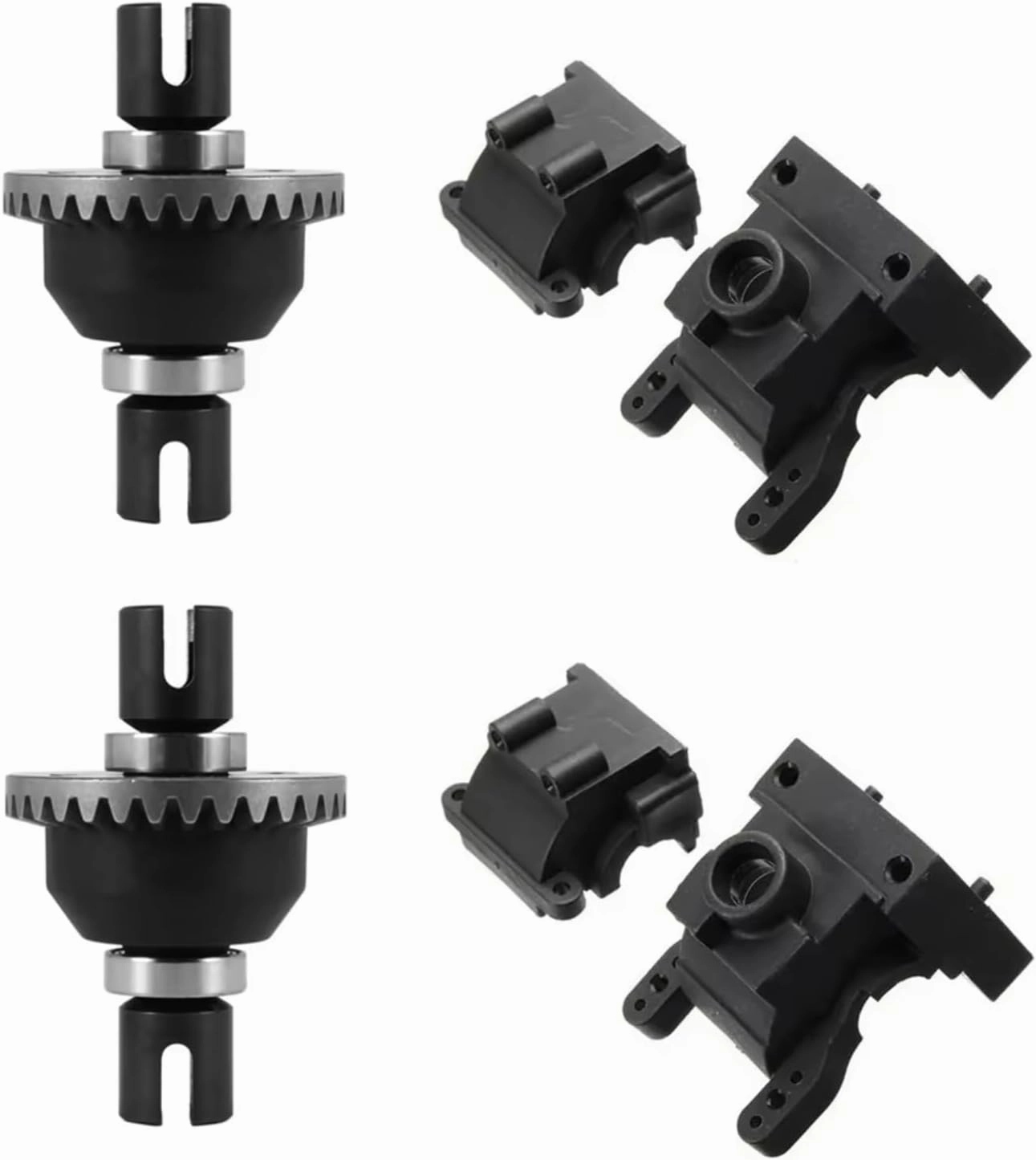 RC Car Upgrade Part for JLB for Racing for Cheetah 11101 21101 J3 EA1049 EA1057 1/10 2Set Gear Box Gearbox and Differential RC Car Spare Parts