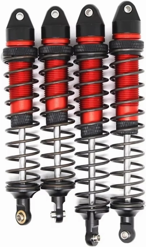Rc Shock Absorber For Arrma For Granite For Senton For Rock For Vorteks For Typhon 1/10 4Pcs Metal Front & Rear Shock Absorber Damper Rc Car Parts Replacement