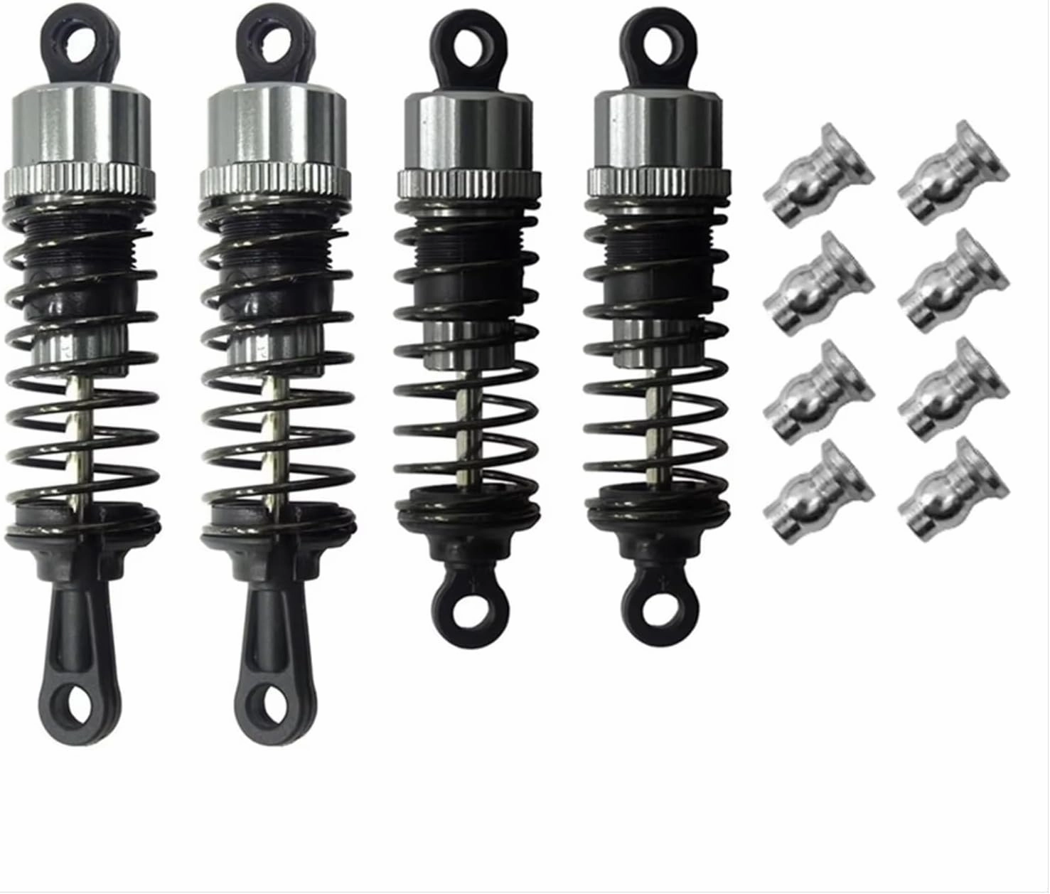 Rc Shock Absorber For Hbx For Haiboxing 901 901A 903 903A 905 905A 1/12 4Pcs Metal Shock Absorber RC Car Upgrades Parts Spare Accessories Replacement And Use