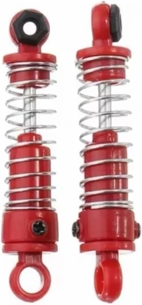 Rc Shock Absorber For HSp 18301 18302 18311 18312 2pcs Metal Shock Absorber Red Rc Car Vehicle Tracked Vehicle Parts And Accessories Upgrade Replacement And Use