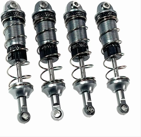 Rc Shock Absorber For MJX 16207 16208 16209 16210 H16 H16BM 1/16 4Pcs Alloy Front Rear Oil Shock Absorber RC Car Upgrades Parts Accessories Upgrade Replace Use
