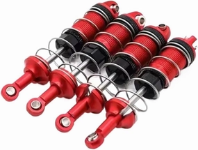 Rc Shock Absorber For MJX 16207 16208 16209 16210 H16 M162 M163 16160 16190 1/16 4pcs Metal Shock Absorber RC Car Parts And Accessories Upgrade Replacement Use