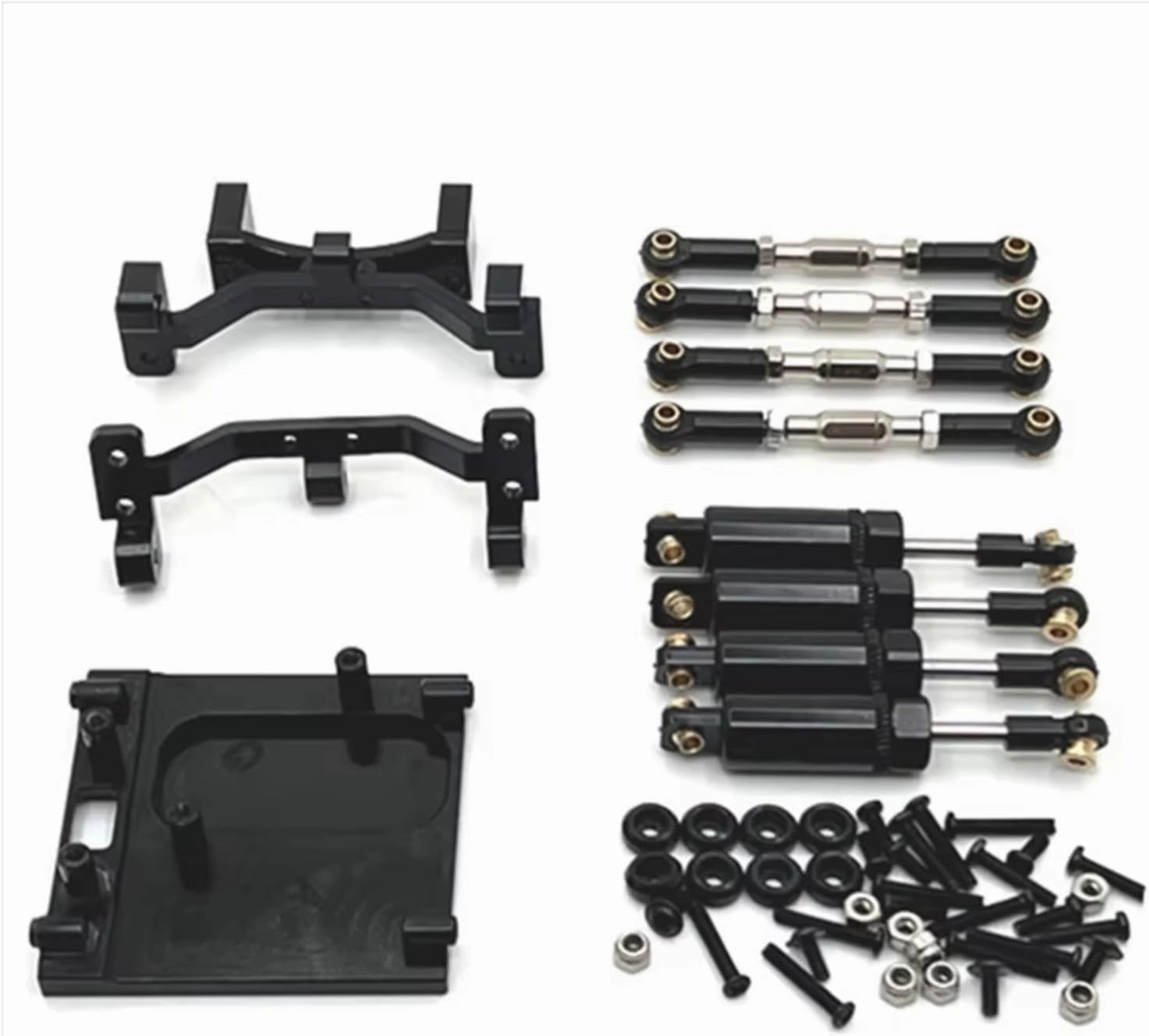 Rc Shock Absorber For MN99S 1/12 Metal Pull Rod Shock Absorber Set RC Car Off-road Vehicle Tracked Vehicle Parts And Accessories Upgrade Replacement And Use