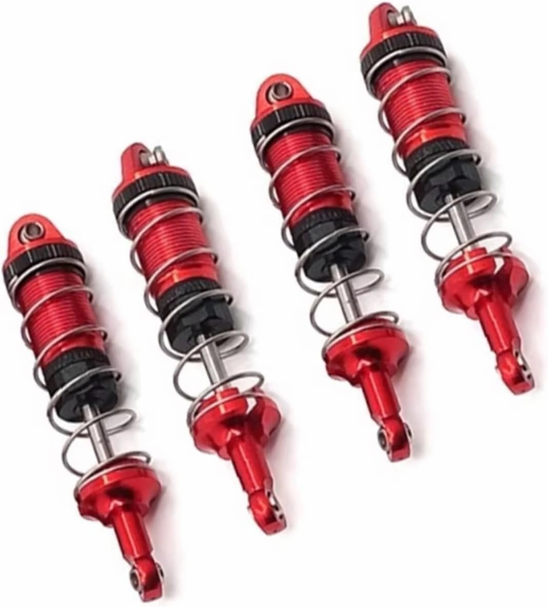 Rc Shock Absorber For SCY 16101 16102 16103 1/16 4Pcs Metal Shock Absorber Damper RC Car Tracked Vehicle Parts And Accessories Upgrade Replacement And Use