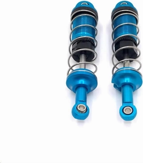 Rc Shock Absorber For SCY 16101 16102 1/16 2pcs Metal Shock Absorber Blue Rc Car Off-road Tracked Vehicle Vehicle Parts And Accessories Upgrade Replacement