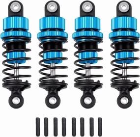Rc Shock Absorber For TT02 1/10 Aluminum Alloy Front And Rear Shock Absorbers Damper Set RC Model Drift Car Upgrade Parts And Accessories Replacement Use