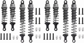 Rc Shock Absorber For Wltoys 12428 12423 1/12 8pcs Metal Oil Filled Front&Rear Shock Absorber RC Car Crawler Parts And Accessories Upgrade Replacement Use