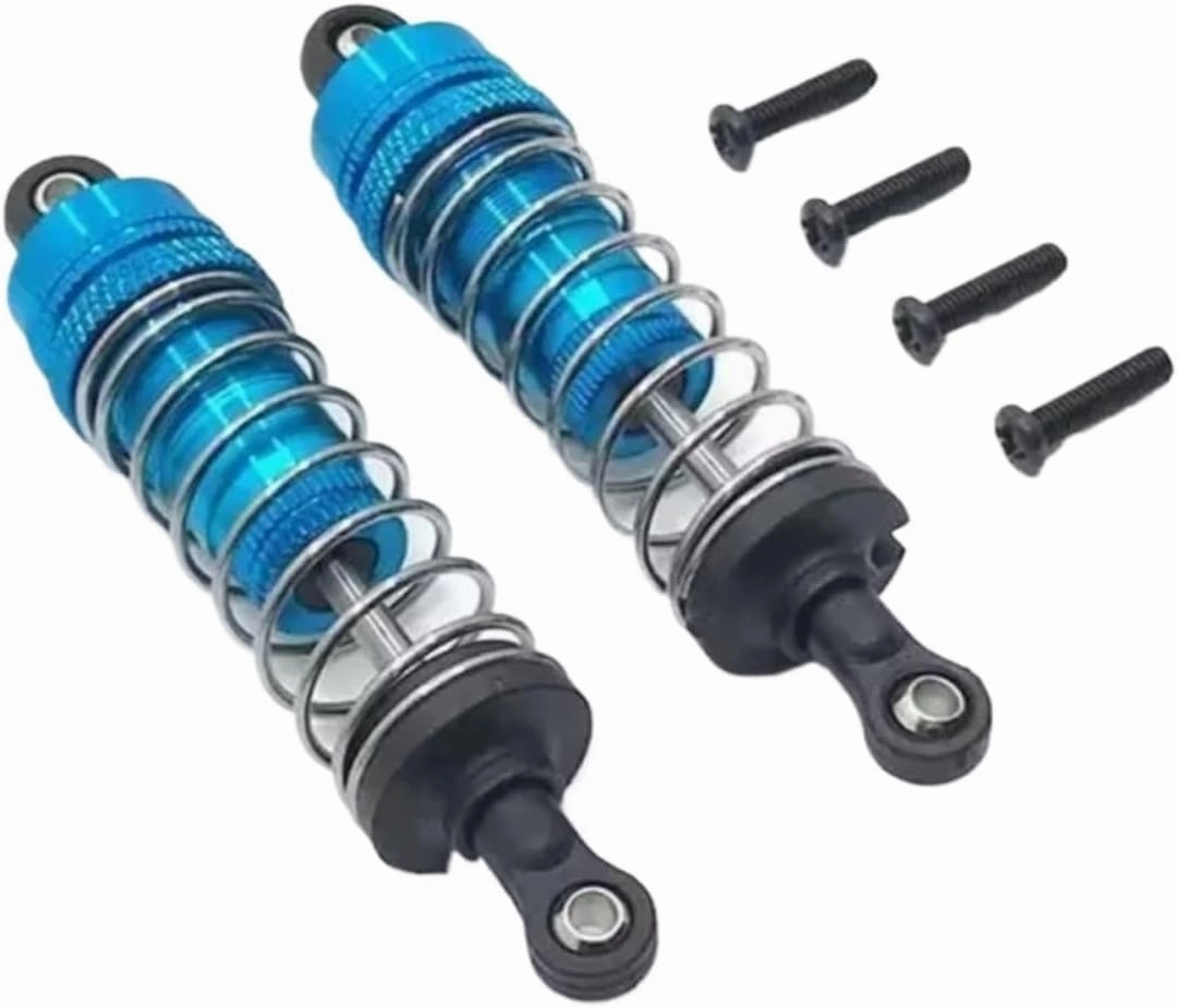 Rc Shock Absorber For WLtoys 144001 144002 124016 124017 124018 124019 Metal Shock Absorber RC Car Tracked Vehicle Parts And Accessories Upgrade Replacement Use