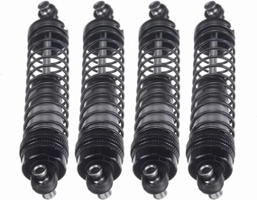 Rc Shock Absorber R1001/2/3 1/10 4PCS Shocks Absorbers Oil Filled Black RC Car Tracked Vehicle Parts Vehicles Models Parts And Accessories Upgrade Replacement Use
