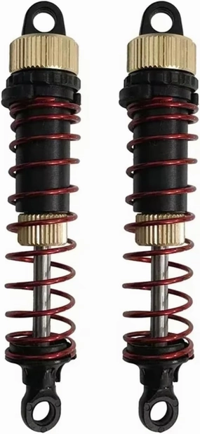 Rc Special Shock Absorber For XLF X-03A X-04A X-03 X-04 1/10 2pcs Metal Shock Absorber Black Rc Car Off-road Vehicle Parts And Accessories Upgrade Replacement Use
