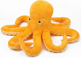 Realistic Ocean Octopus Plush Toy Lifelike Yellow Octopus Stuffed Marine Animals, Creeping Animal Octopuses Plushies Dolls Gifts 19.68 Inch