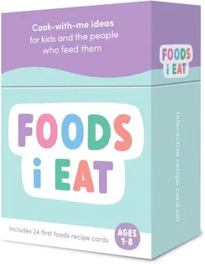 Recipe Card Set for Healthy Kids 1-8 Year Old, Educational and Healthy Cooking Activity for Toddlers, Montessori Design Gift for Boys Girls Age 2-4 3-5