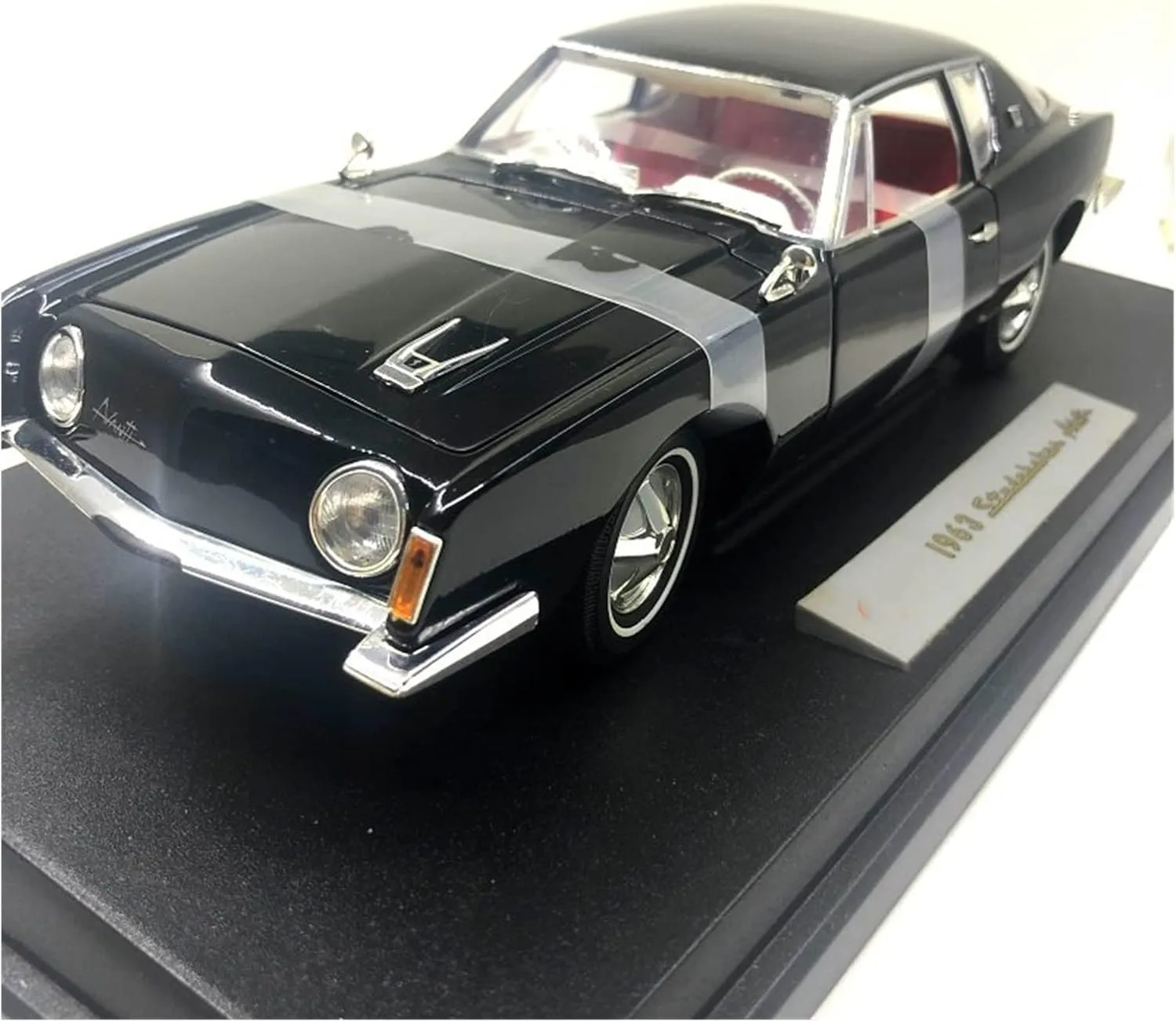 Resin Car Vehicle Model Fit for Studebaker 1963 1 18 Retro Coupe Classic Alloy Car Model Collectibles Souvenir Display Festive Deluxe Gift