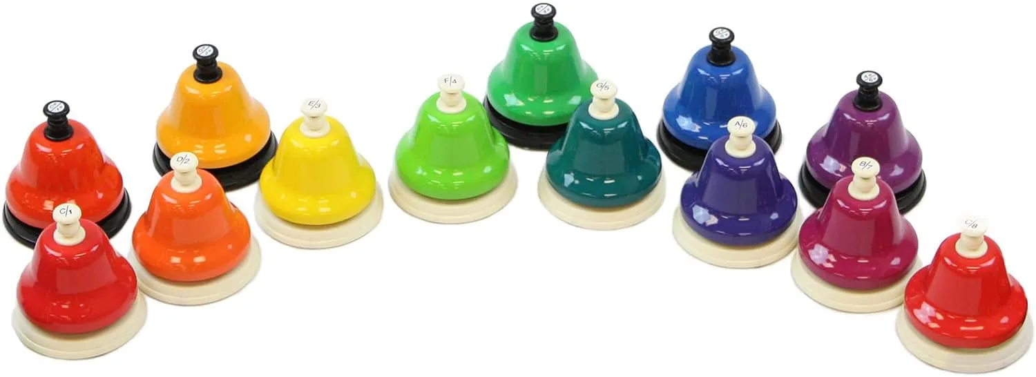 Rhythm Band Instruments Chroma-Notes 13-Note Desk Bell Set