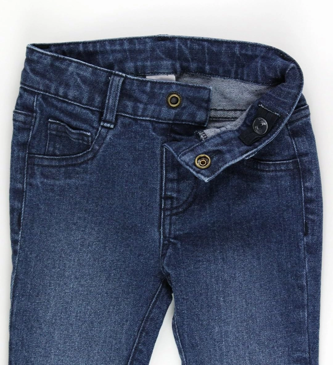 RuffleButts® Girls Stretchy Denim Skinny Jean Jeggings