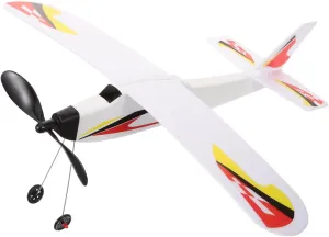 SAFIGLE Rubber Band Airplanes：Balsa Wood Airplane Kits DIY Rubber Band Powered Glider Model Toy - Foam Aircraft for Kids Amp Outdoor Play Educational Toy for Hand-Eye Coordination 15.5 X 12.2 Inch