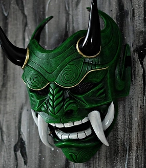 Samurai Oni Airsoft Mask BB Gun Halloween Costume Ninja Evil Demon Cosplay DA05