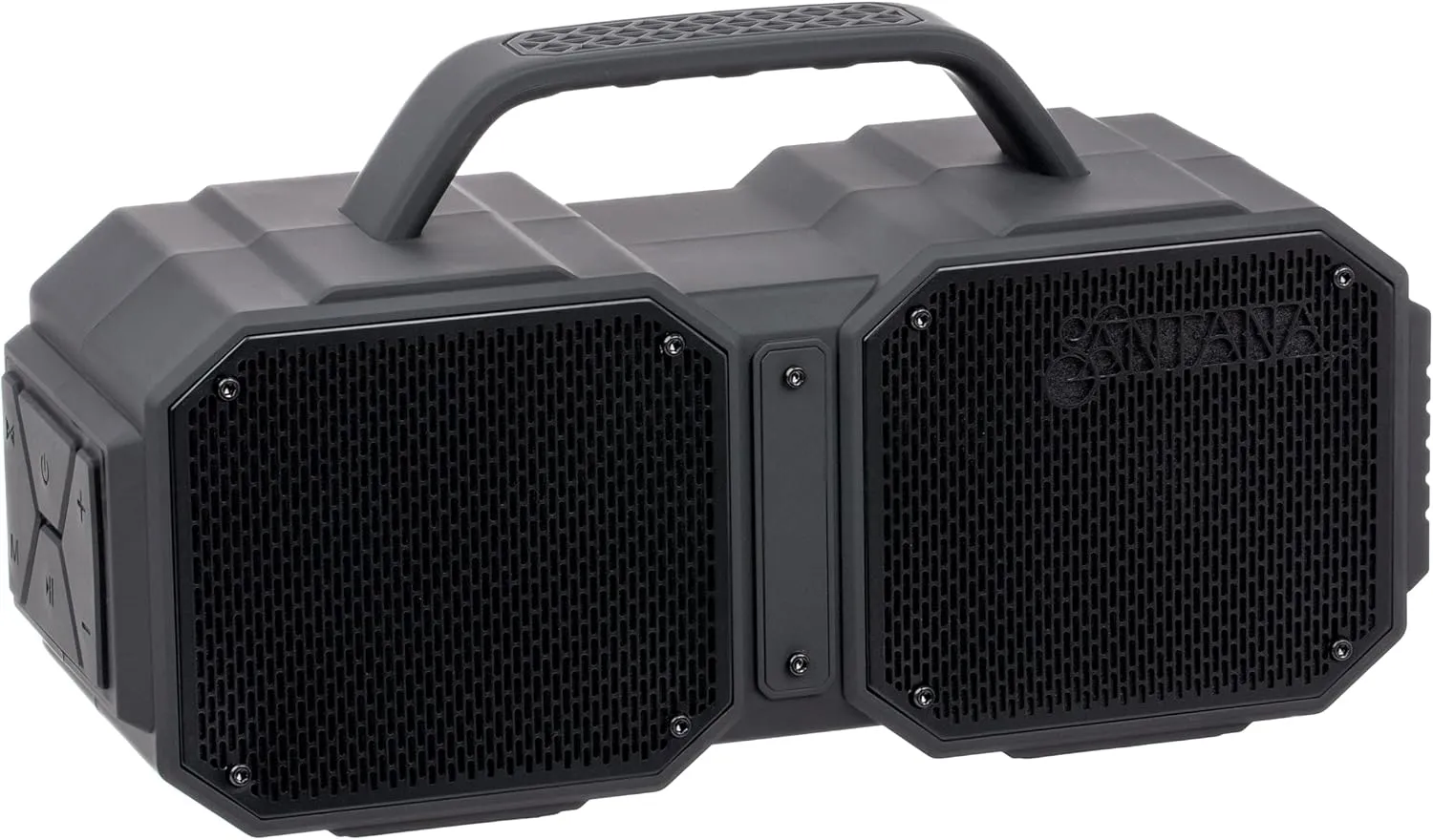 SANTANA BY CARLOS SANTANA Europa Bluetooth Speaker, Shock Portable Bluetooth Speaker, 40W Portable Outdoor & Wireless Speaker - Black