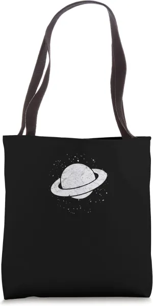 Saturn Solar System Planet Astronomy Lover Left Chest Tote Bag