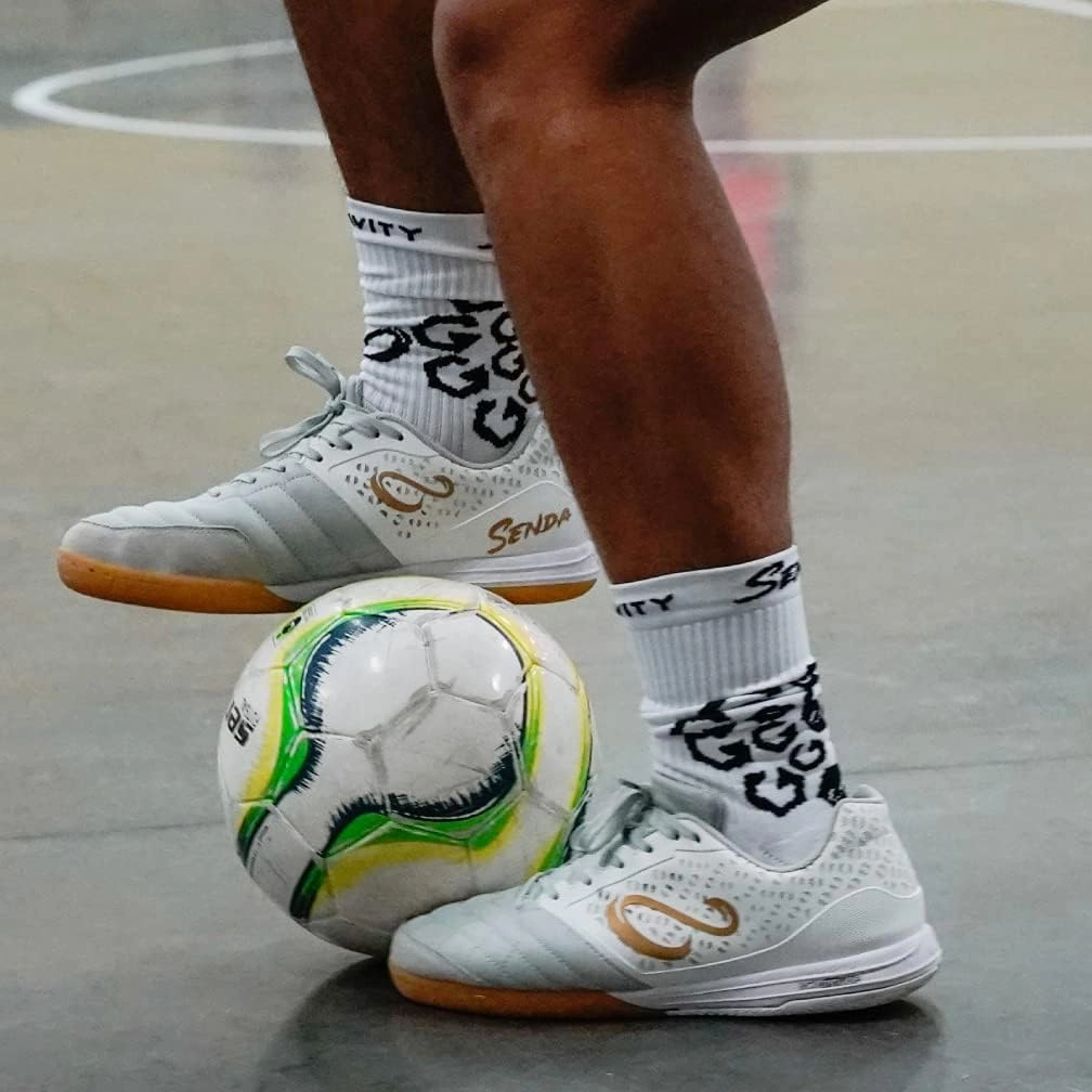 SENDA Ushuaia Pro 2.0 Indoor Soccer, Court, and Futsal Shoes, Unisex, Adult and Youth Sizes