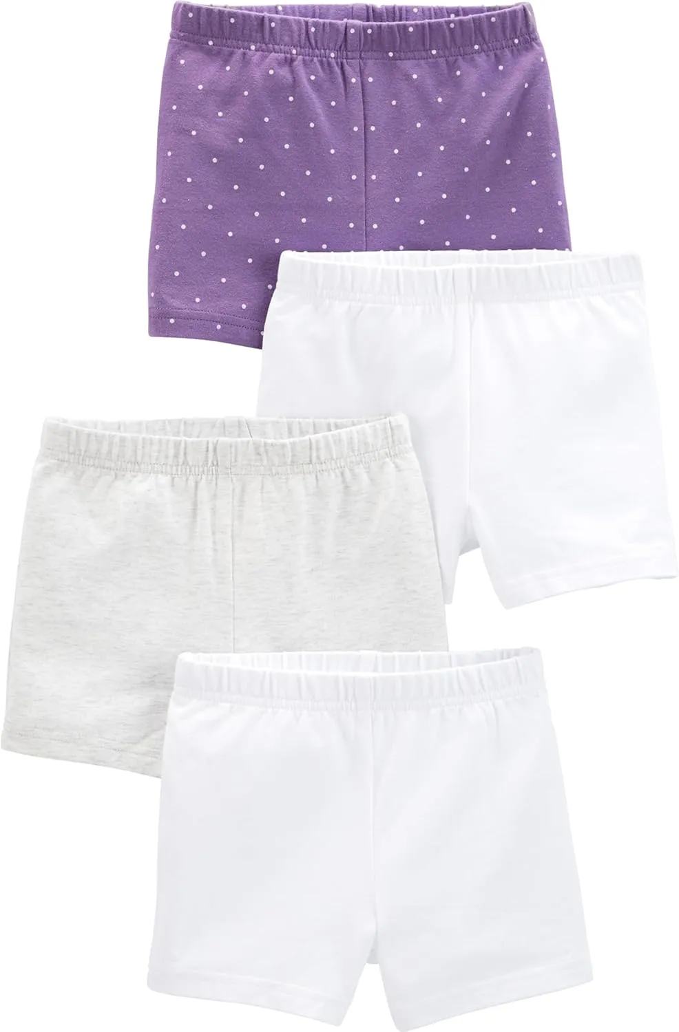 Simple Joys by Carter's Girls' 4-Pack Tumbling Shorts