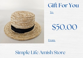 Simple Life Amish Store Gift Card