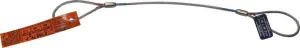 Single Leg Wire Rope Sling | 2.8 Ton Vertical Rated Capacity | 5/8" Diameter - 2.8 Ton Vertical Rated Capacity | 5/8" Dia. | 3' Length | EIPS 7x7 | Hanes Supply (HSI) Heavy Duty Rigging Cable