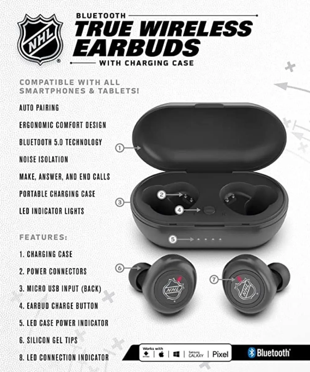 SOAR NHL Unisex True Wireless Earbuds