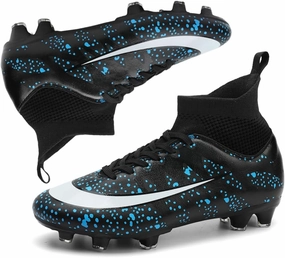 Soccer Cleats for Men Women High Top Football Shoes Boys Girls Indoor Outdoor Training Soccer Sports Shoes