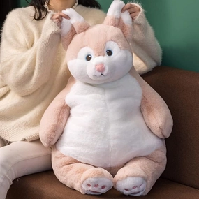 Soft and Huggable Lazy Fox Plush Toy for Kids (Lazy Fox)