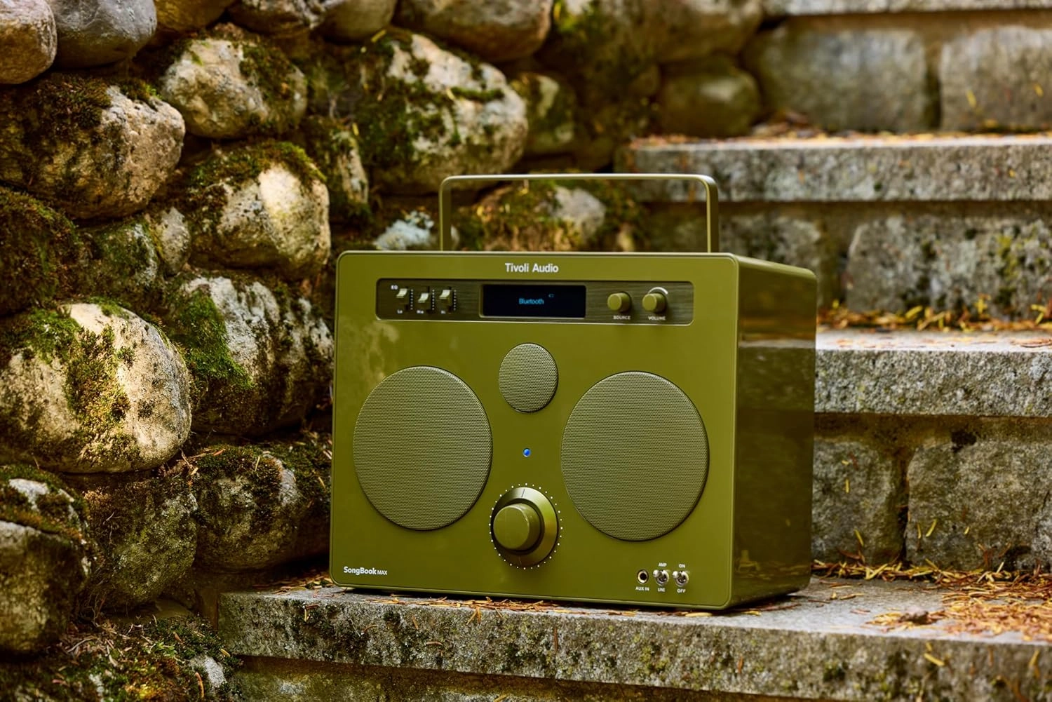 Songbook MAX, Premium Bluetooth Sound System with FM, 1/4" Auxiliary Input and Built-in Preamp (Green)