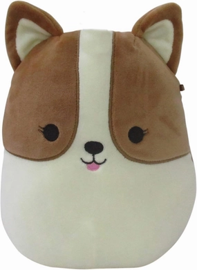 Squishmallows Official Kellytoy Plush 8 Inch Squishy Soft Plush Toy Animals (Reginald Corgi (with Rainbow Tail))
