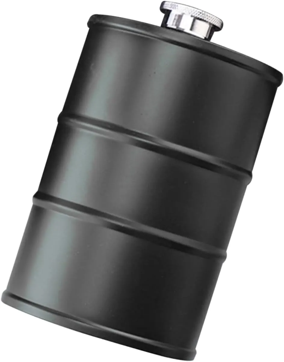 Stainless Steel Camping Hip Flask 750ml Portable Wine Container Leakproof Flask for Bartending