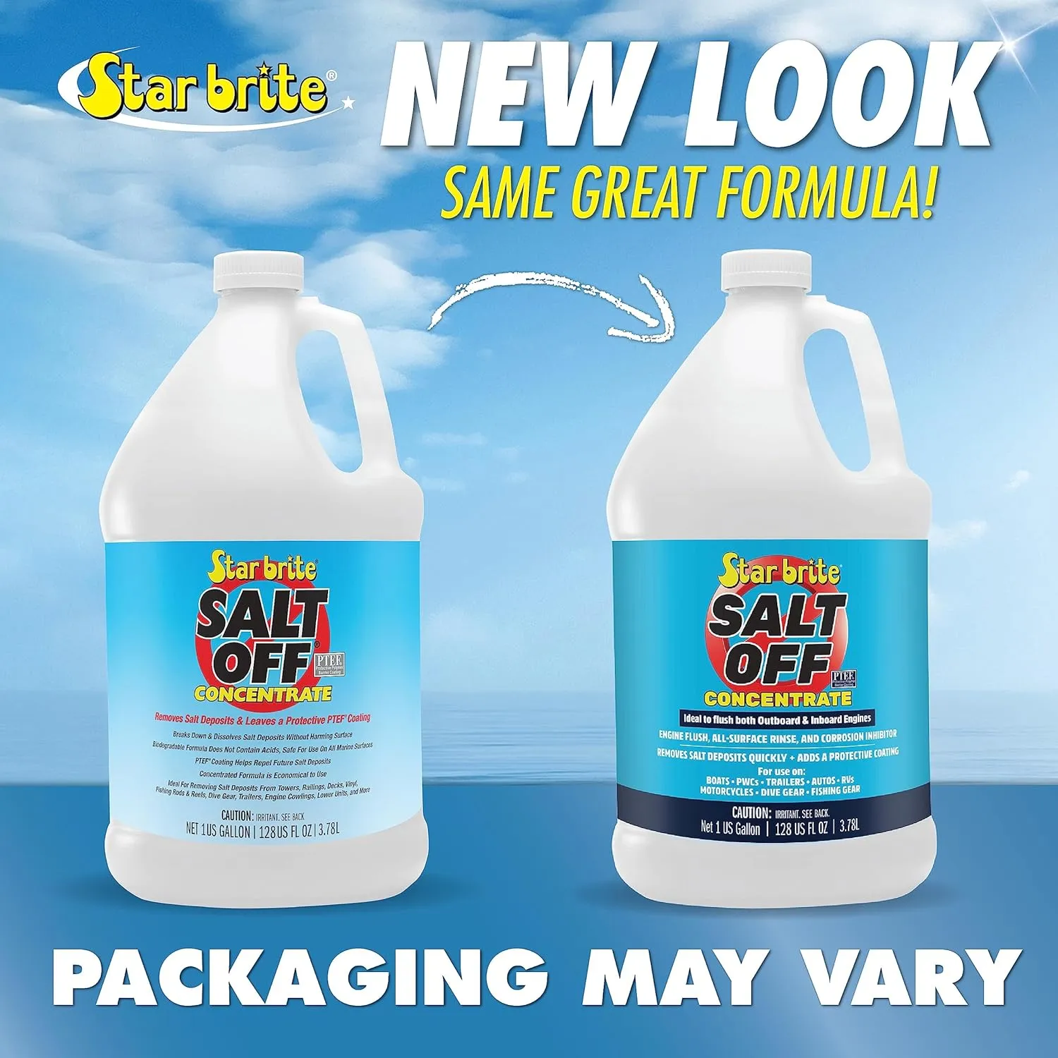 STAR BRITE Salt Off Concentrate - Salt Remover Wash & Marine Engine Flush - 1 GAL (093900N)
