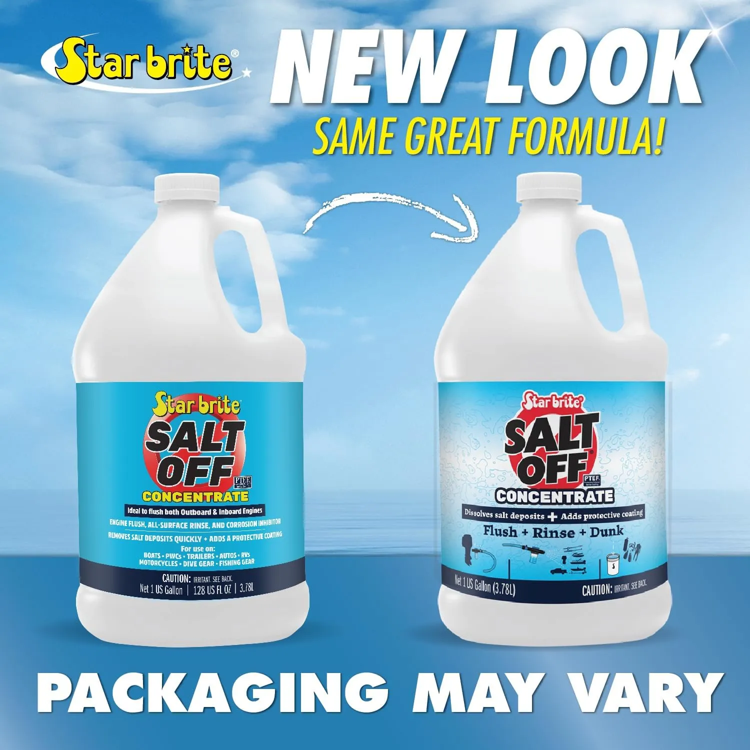 STAR BRITE Salt Off Concentrate - Salt Remover Wash & Marine Engine Flush - 1 GAL (093900N)