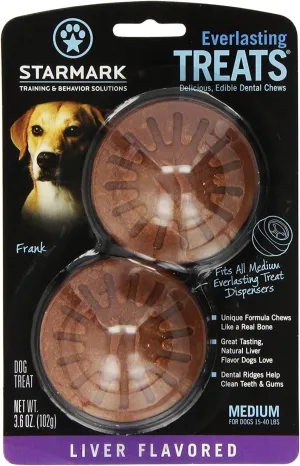 Starmark Everlasting Dog Treat in Liver [Set of 2] Size: Medium