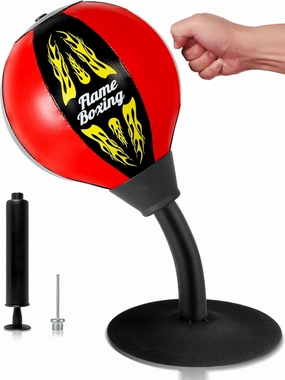 Stress Relief Toy for Office and Bedroom – Desktop Punching Bag with Strong Suction, Perfect for Fun Workouts and Anger Management.