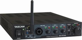 TASCAM MA-BT240 Mixing Amplifier With Bluetooth, 240W Installation Mixer for Commercial Spaces and Institutions