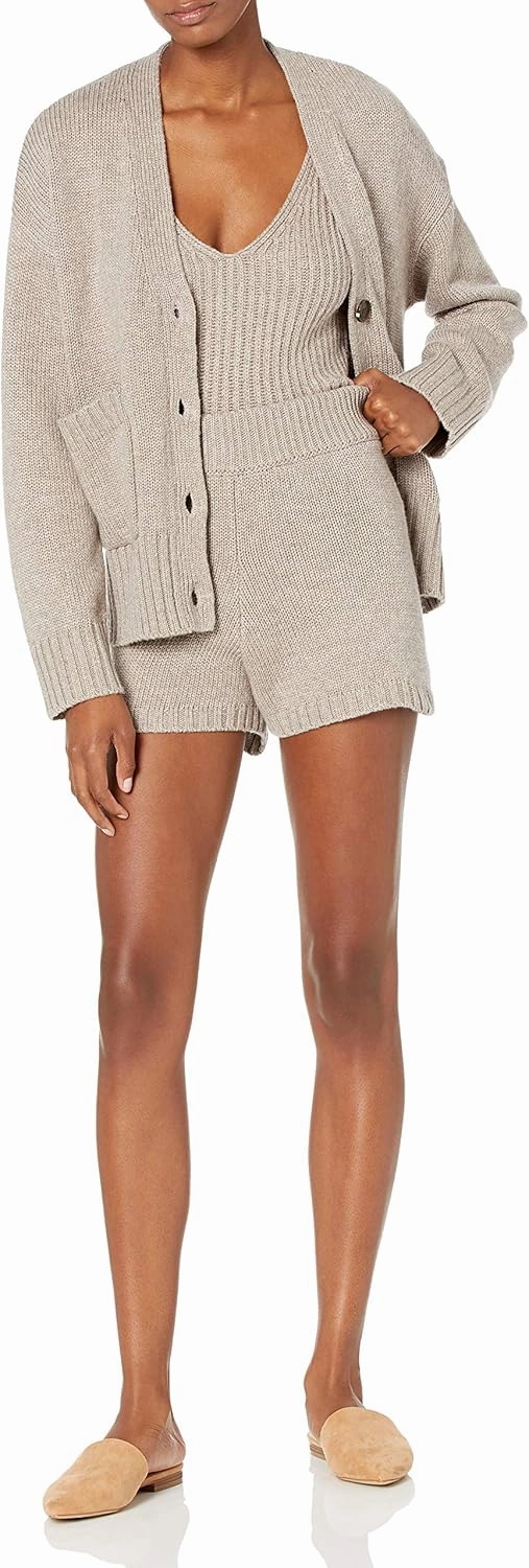 The Drop Women's Adrienne Pull-on Sweater Knit Short