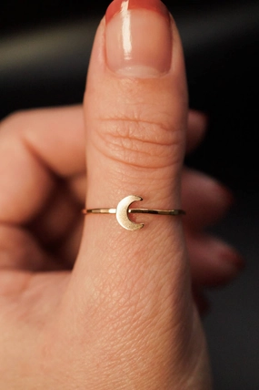 The Moon Ring | 14K Gold Fill | 7