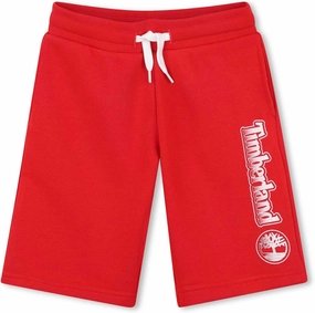 Timberland Boys Bermuda Shorts, Soft and Breathable, School Uniform Cotton Joggers
