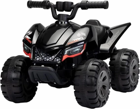 TOBBI 6V Ride On Toy for Toddler, 25W 4 Power Wheels with Cool Spraying System, 4-Wheeler Quad ATV Play Car Electric Vehicles with LED Lights, Music Player for Toddlers Kids Children Aged 1-3