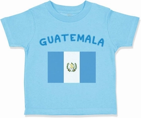 Toddler T-Shirt Guatemala Country Flag Baby Cotton Guatemala Boy & Girl Clothes