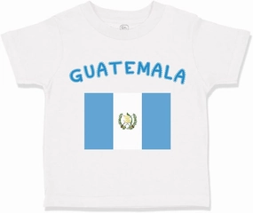 Toddler T-Shirt Guatemala Country Flag Baby Cotton Guatemala Boy & Girl Clothes