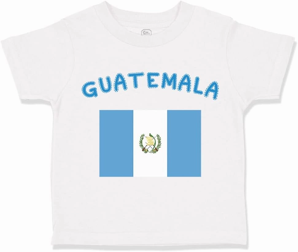 Toddler T-Shirt Guatemala Country Flag Baby Cotton Guatemala Boy & Girl Clothes