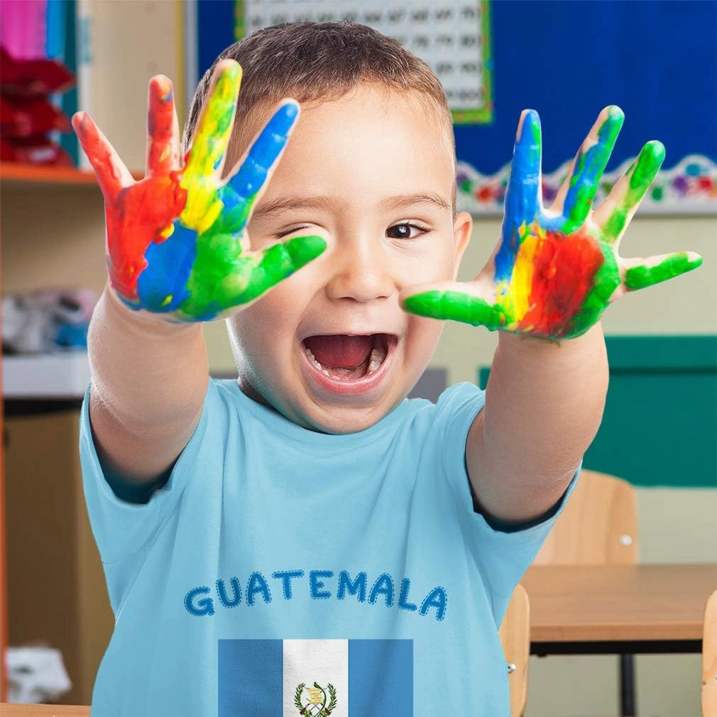 Toddler T-Shirt Guatemala Country Flag Baby Cotton Guatemala Boy & Girl Clothes