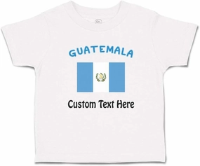 Toddler T-Shirt Guatemala Country Flag Baby Cotton Guatemala Boy & Girl Clothes